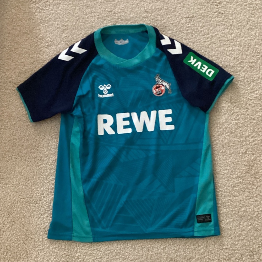 Fc Köln Teal Soccer Jersey Kids YM (24)